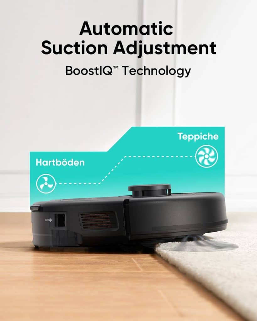 eufy BoostIQ RoboVac 11S MAX, Robot Vacuum Cleaner, Super Thin, Powerful Suction, Quiet, Self-Charging Robotic Vacuum Cleaner, Cleans Hard Floors to Medium-Pile Carpets, Black