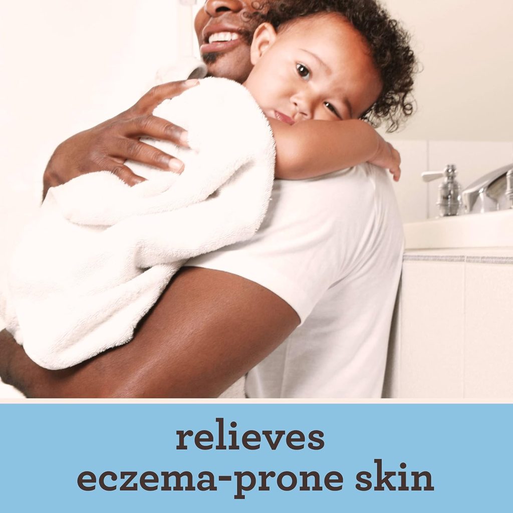 Aveeno Baby Eczema Therapy Nighttime Moisturizing Body Balm, Nourishing Skin Protectant Soothes  Relieves Dry, Itchy Skin from Eczema, Hypoallergenic, Fragrance-  Steroid-Free, 11 oz