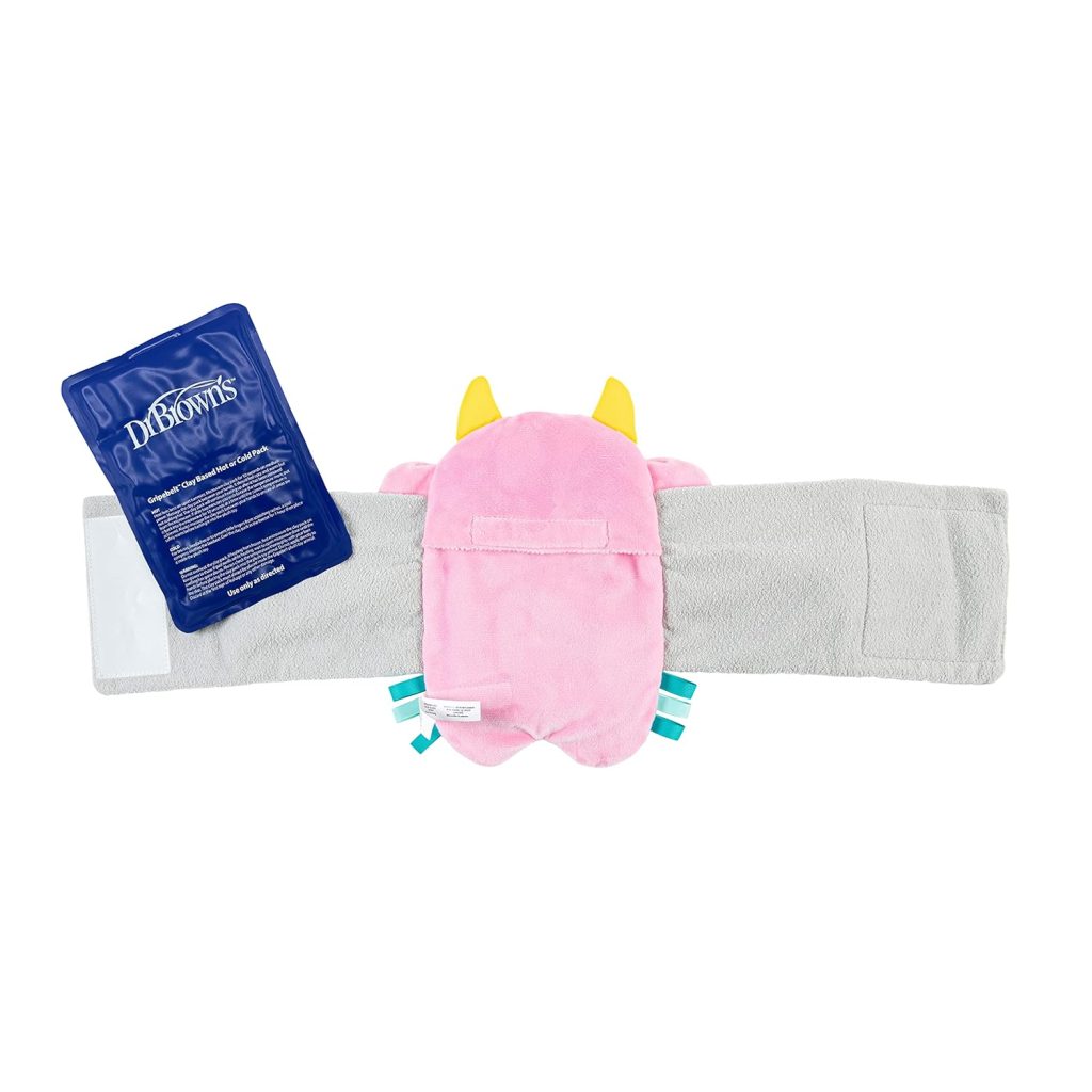 Dr. Browns Infant Gripebelt for Colic Relief, Heated Tummy Wrap, Baby Swaddling Belt for Gas Relief, Natural Relief for Upset Stomach in Babies and Toddlers, Panda, 0-3m