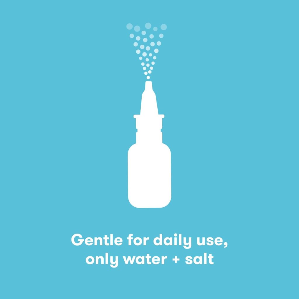 Frida Baby NoseFrida Saline Spray|Saline Nasal Spray to Soften Nasal Passages for Use Before NoseFrida The SnotSucker