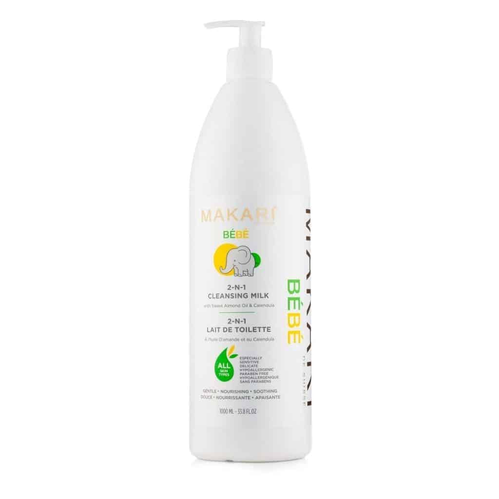 MAKARI Bebe 3 Piece Shower Gift Set - Foaming Gel, Cleansing Milk  Oil, Gentle, Nourishing  Calming Bath Routine for Newborn and Up, Hypoallergenic  Paraben-Free Baby Care Products