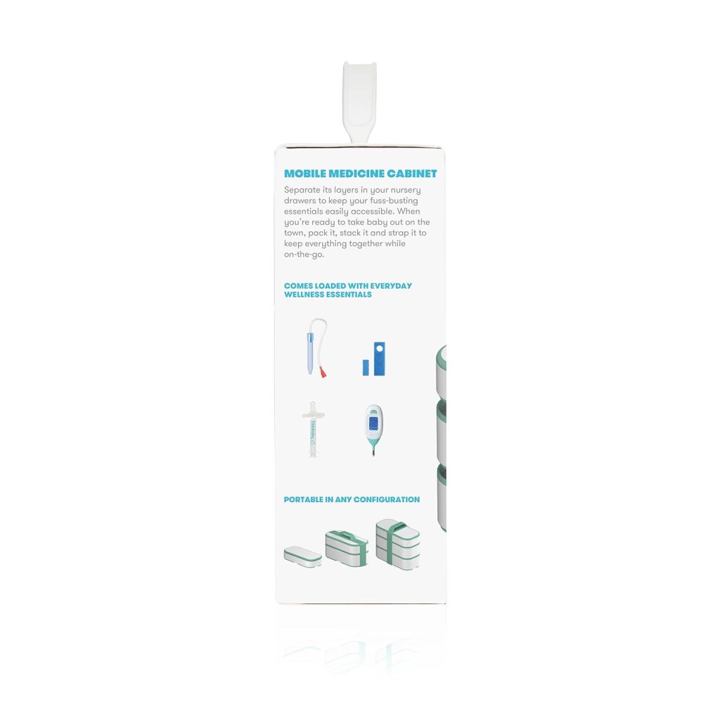 Frida Baby Mobile Medicine Cabinet Travel Kit | Portable Carrying Case Stocked with Wellness Essentials