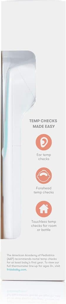 Frida Baby Thermometer, 3-in-1 Infrared Thermometer for Ear, Forehead  Touchless, Digital Baby Thermometer for Infants ,Toddlers, Kids  Adults