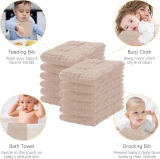 12 Pack Muslin Burp Cloths Review
