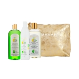 Ultimate MAKARI Bebe Newborn Gift Set: Gentle, Soothing, and Safe Bath Essentials for Babies – Hypoallergenic, Paraben-Free 3-Piece Kit for Nurturing Infant Skin